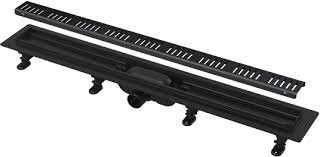 Трап ALCA PLAST з порогами для перфорованої решітки, чорний, APZ10BLACK-850M APZ10BLACK-850M фото