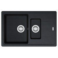 Кухонна мийка FRANKE BFG 651-78 780*500*200 фраграніт, онікс з двома чашами і крилом 114.0272.603 фото