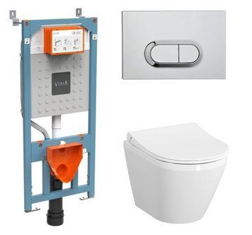 Комплект VITRA Integra Rim-ex WC Білий 4в1 9856B003-7208 фото