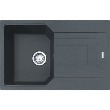 UBG 611-78, кухонна мийка Franke, оборотна, фраграніт, графіт, коландер, вентиль 3 1/2" і сифон у ко 114.0574.939 фото