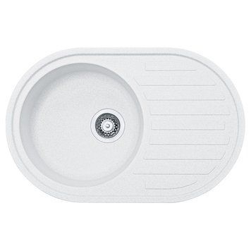 Кухонна мийка FRANKE ROG 611 фраграніт,білий металік,вентиль 3 1/2 і сифон у комплекті 114.0381.062 фото