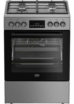 Плити кухонні BEKO FBM62330GXTN Комбінований (газ+електрика) Нержавіюча сталь 7785886810 фото