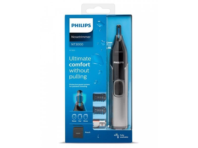 Тример для носу та вух PHILIPS NT3650/16 Батарейки типа LR6 АА NT3650/16 фото