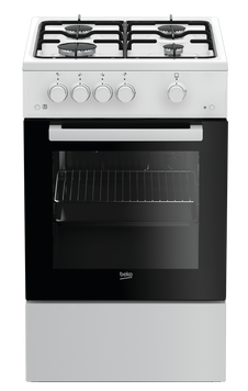 Плити кухонні BEKO FSG 52020 FW Газовий Білий 7787186702 фото