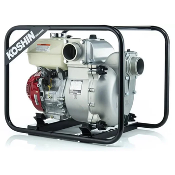 Мотопомпа KOSHIN KTH-100X для брудної води,GX340,7,1кВт/9,7к.с.,1600л/хв,25м/8м KTH-100X-BAF фото