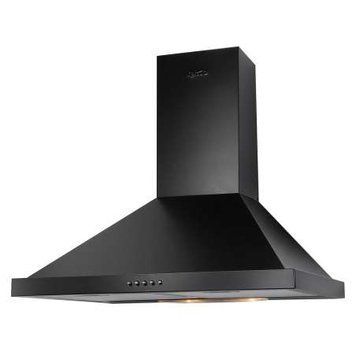 Витяжка купольна VENTOLUX LAZIO 60 BK (750) 60 см 750 м3/г чорна 2059765956044 фото