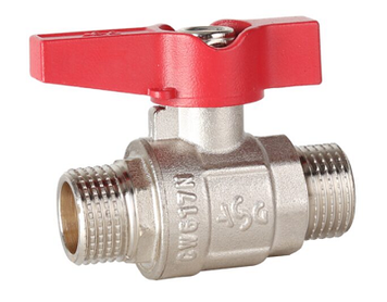 Кран кульовий ЗЗ 1/2" метелик (ASG) 6552960 фото