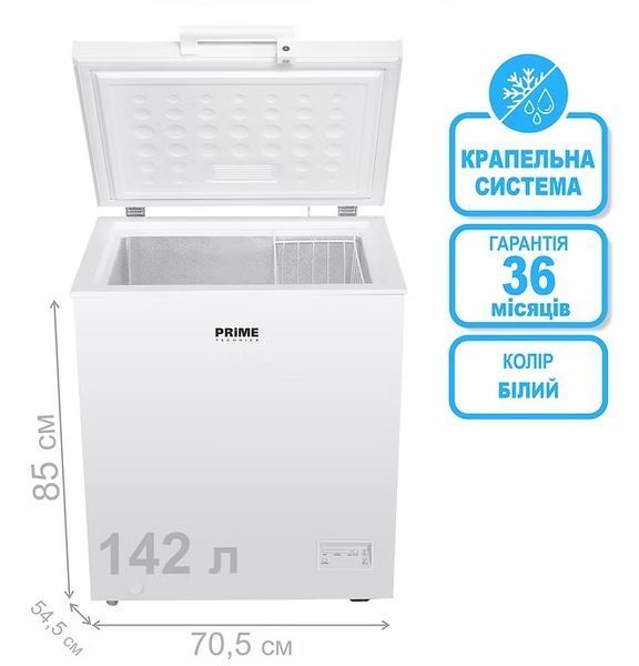 Морозильні камери PRIME TECHNICS CS 15143 E 212919 фото