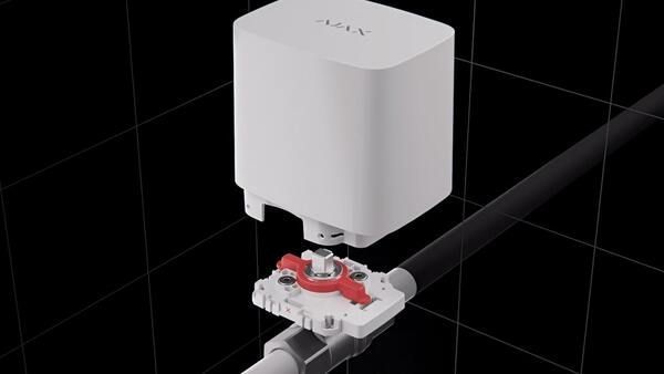 AJAX WaterStop 1" білий (White) кран перекриття води з дистанційним керуванням 52267.154.WH1 фото