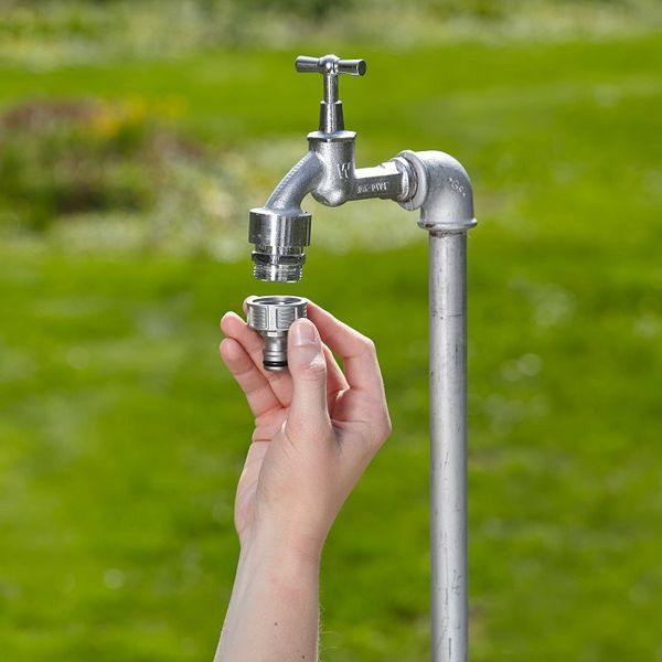 Штуцер Premium різьбовий металевий 26,5 мм (3/4"), GARDENA 18241-20.000.00 фото