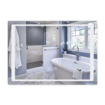 Дзеркало Q-TAP Mideya прямокутне LED з антизапотіванням W DC-B902 70х50 36485 фото