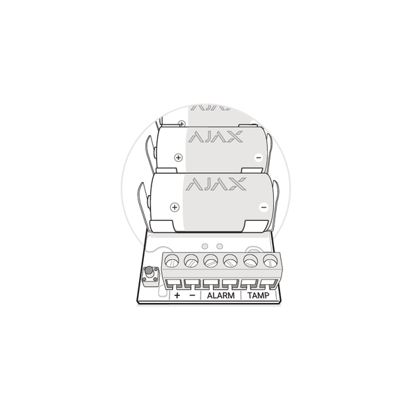 AJAX Transmitter Бездротовий модуль для інтеграції сторонніх датчіків 38184.18.NC1 фото