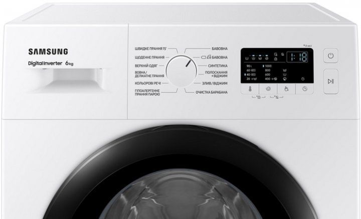Пральна машина SAMSUNG WW60A3100BE/UA 6 кг 1 000 об/хв WW60A3100BE/UA фото