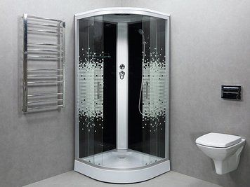 Гідромасажний бокс StarWhite 8302SB (90x90), мілкий піддон, без електрики, самозбірний профіль 8302SB фото