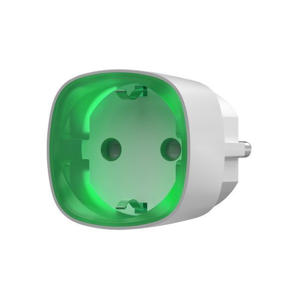 AJAX Socket біла (White) Розетка радіокерована з лічильником енергоспоживання 38209.34.WH1 фото