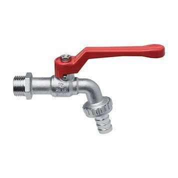 Кран полива 1/2" ручка червона (41.32.435) RG050000500N фото