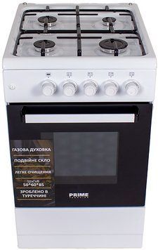 Плити кухонні PRIME PSG 54001 W Газовий Білий 207913 фото