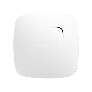 AJAX FireProtect білий (White) Бездротовий датчик диму із сенсором температур 25438.10.WH1 фото