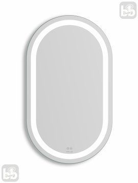 Дзеркало Volle Luna Ovalado вертикальне овальне 70*80см,з підсвіткою,з підігрівом, з сенс. вимикачем 1648.55148700 фото