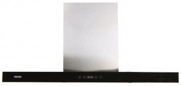 Витяжка купольна ELEYUS Stels 1200 LED SMD 90 IS+BL 90 см 1&nbsp;000 м3/г нержавіюча сталь + чорна 4820212113147 фото