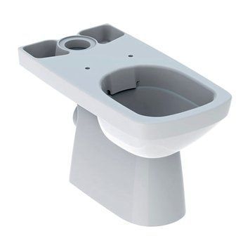 Чаша унітаза GEBERIT Selnova Square напольна Rimfree прямокутна, під бачок зовнішнього монтажу 500.152.01.1 фото