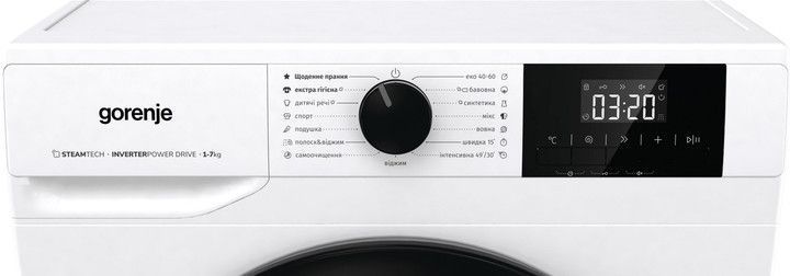 Пральна машина GORENJE W3NGPI72SBS/UA 7 кг 1 200 об/хв 20015379 фото