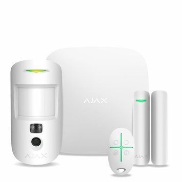AJAX StarterKit Cam білий (White) Стартовий комплект системи безпеки 25468.58.WH1 фото
