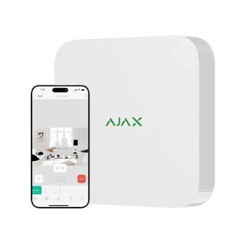 AJAX NVR (16ch) (8EU) 16-канальний IP відеореєстратор (білий) white 70934.122.WH фото
