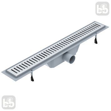 Трап лінійний VOLLE Master Linea 60см, сухий затвор, з решіткою "лінія" 90-22-604 фото