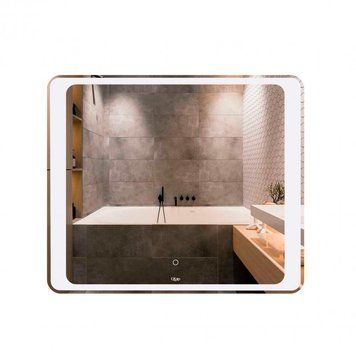 Дзеркало Q-TAP Leo прямокутне LED Touch switch 80х70 QT117814187080W фото