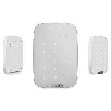 AJAX Key Pad Plus біла (White) Бездротова клавіатура з підтримкою безконтактних карток і брелок 38253.83.WH1 фото