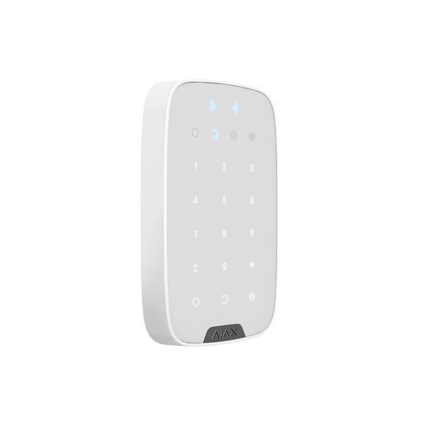 AJAX Key Pad Plus біла (White) Бездротова клавіатура з підтримкою безконтактних карток і брелок 38253.83.WH1 фото
