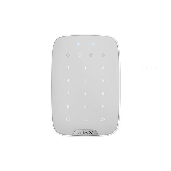 AJAX Key Pad Plus біла (White) Бездротова клавіатура з підтримкою безконтактних карток і брелок 38253.83.WH1 фото