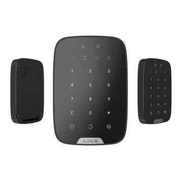 AJAX Key Pad Plus чорна (Black) Бездротова клавіатура з підтримкою безконтактних карток і брелоків 38252.83.BL1 фото