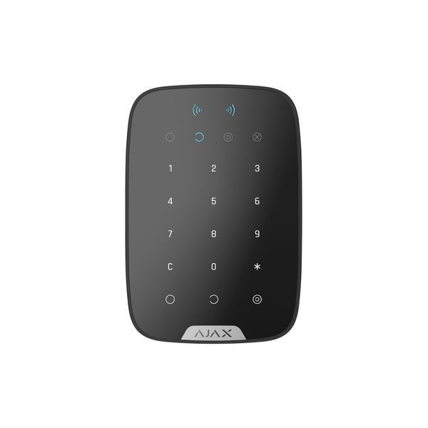 AJAX Key Pad Plus чорна (Black) Бездротова клавіатура з підтримкою безконтактних карток і брелоків 38252.83.BL1 фото