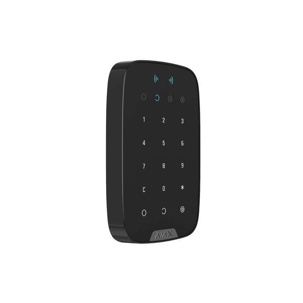 AJAX Key Pad Plus чорна (Black) Бездротова клавіатура з підтримкою безконтактних карток і брелоків 38252.83.BL1 фото