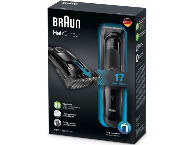 Машинка для стрижки BRAUN HairClip HC5050 Мережа та акумулятор HC5050 фото