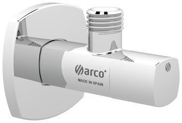Кран приладовий кутовий ARCO Lipstick серія А-80 хромований 1/2х1/2 202504 фото