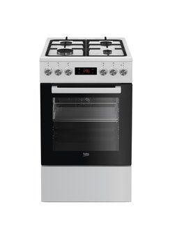 Плити кухонні BEKO FSM52332DWDS Комбінований (газ+електрика) Білий 7786986756 фото