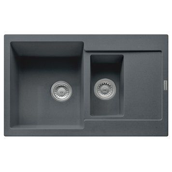 Кухонна мийка FRANKE MRG 651-78 обор.граніт вент.з 1/2 і сифон у комплек 114.0381.013 фото