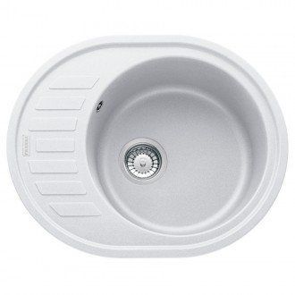 Кухонна мийка FRANKE ROG 611-62 біла, фраграніт 114.0381.069 фото