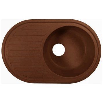 Кухонна мийка ADAMANT ELLIPSIS 770/500/200 terra cotta (11) ELLIPSIS terra cotta фото